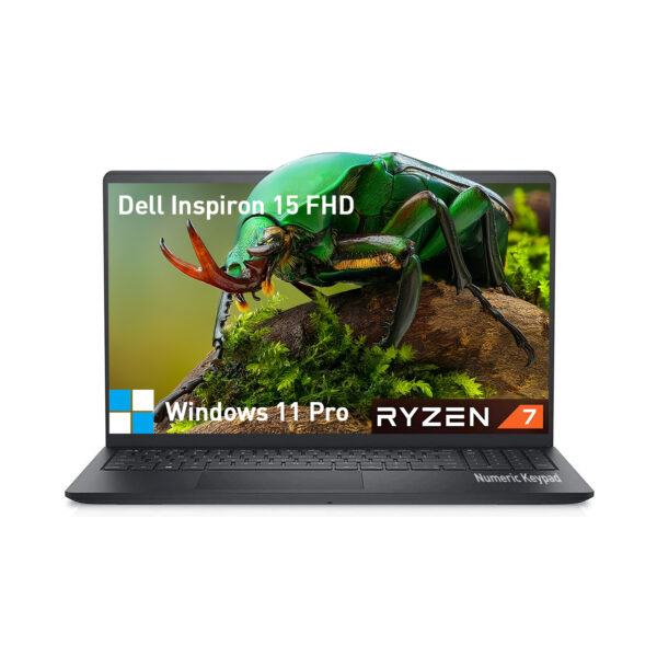 Dell Inspiron 15 3000 Laptop Computer, FHD 15.6 Laptop PC for College Students & Business, AMD Ryzen 7(8-Cores), 32GB RAM, 1TB SSD, Windows 11 Pro, 10-key Number Pad, HDMI